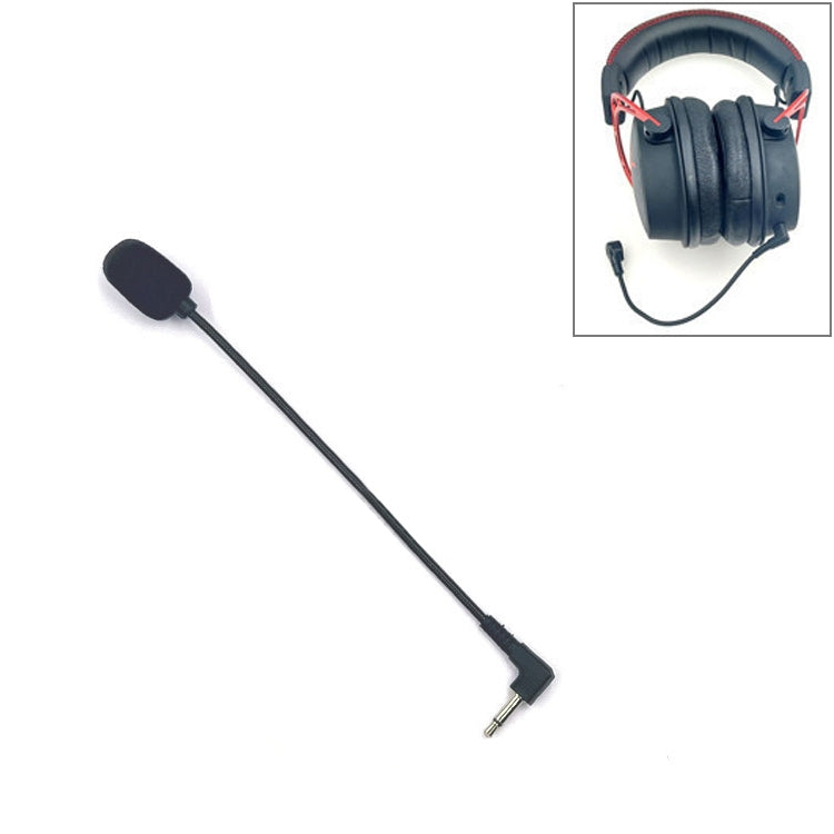 ZJ033MR-03 19cm Mono 3.5mm Angle Head Plug Gaming Headset Sound Card