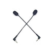 ZJ033MR-03 19cm Mono 3.5mm Angle Head Plug Gaming Headset Sound Card Live Microphone, 17cm Mono Angle Head