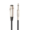 1.8m XLR 3-Pin Female to 1/4 inch (6.35mm) Mono Shielded Microphone