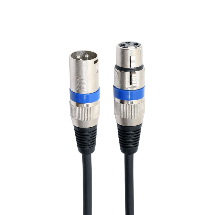 1m 3-Pin XLR Male to XLR Female MIC Shielded Cable Microphone Audio Cord, Length: 1m (Blue)