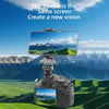BEXIN PH-01 Desktop Live Broadcast Bracket 360 Phone Clamp Dual Cold Shoes Mount