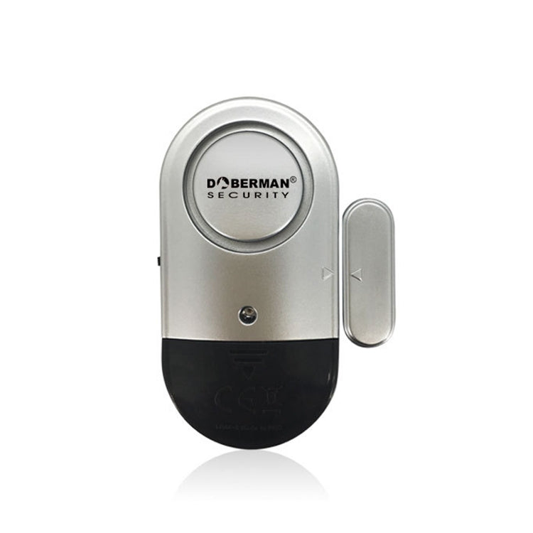 DOBERMAN SE-0701 Oval Household Anti-theft Door and Window Magnetic Spring Sensor Super Loud Simple Alarm, SE-0701