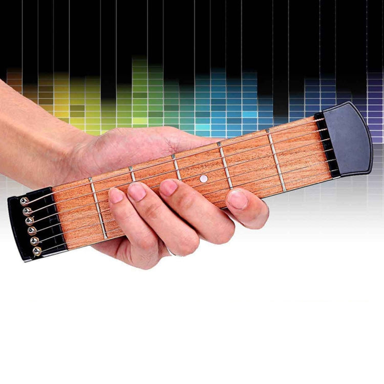 6 Fret Portable Pocket Guitar Practice Tool Gadget for Beginner Chord