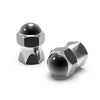 2 PCS Motorcycles Gas Cap Mouthpiece Cover Tire Cap Tire Valve Caps, Black