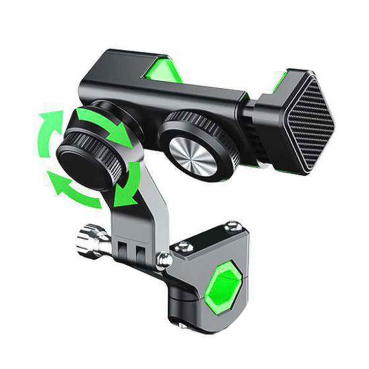 Motorcycle Spherical Compass Phone Holder, Handlebar without Light, Handlebar without Light (Black), Handlebar without Light (Green)