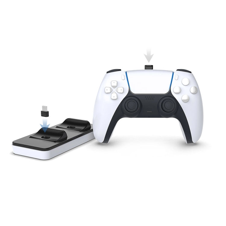 DOBE TP5-0505 Game Controller Gamepad Dual Port Charging Dock For PS5, TP5-0505