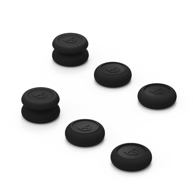 Left + Right Gamepad Rocker Cap Button Cover for NS Pro / PS4, For NS Pro / PS4(Black), For NS Pro / PS4(Green+Red)