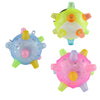 3 PCS Funny Flashing Bouncing Ball LED Light Dancing Music Ball Toys