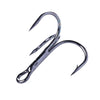 20pcs / Box Classic Black High Carbon Steel Fishing Three-jaw Treble Hooks, 4# FH022