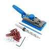 Plastic Angular Oblique Woodworking Hole Locator Set with Scale Marking , Woodworking Hole Locator