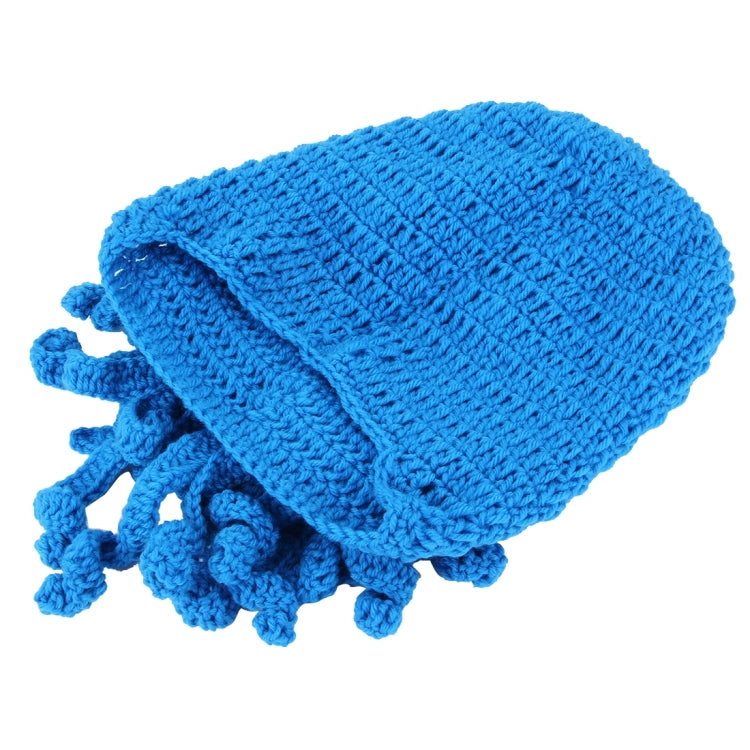 Amurleopard Unisex Barbarian Knit Beanie Octopus Tentacle Cap Winter Warm Face Mask Crochet Hat
