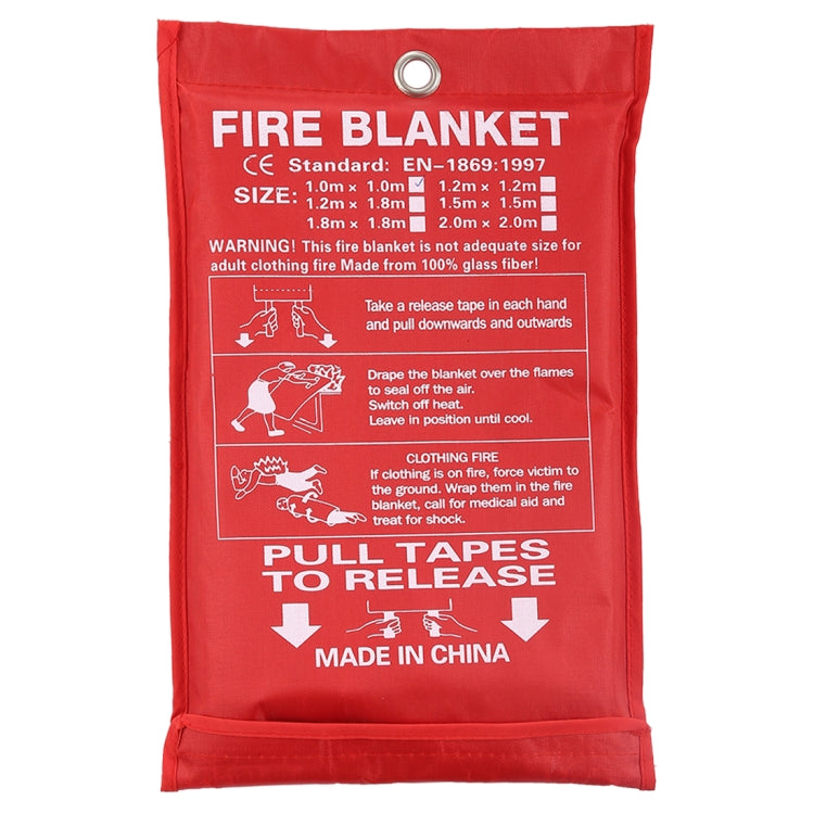 Emergency Survival Fire Blanket Shelter Safety Protector Extinguishers Tent, Size: 1.8×1.8m, Size: 1.8×1.8m