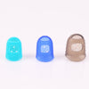 10 PCS Guitar Ukulele Stringed Instrument Finger Protector Anti-pain Finger Cap in Random Color Delivery(Size: S)