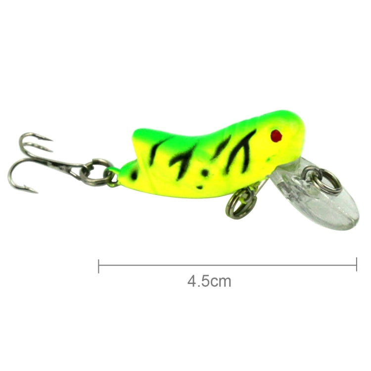 HENGJIA 4.5cm Biomimetic Fly Locusts Fishing Bait Fishing Lures, Random Color Delivery, Grasshopper