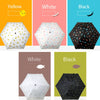 Women Waterproof Anti-UV, White Stripe Pattern, Black Stripe Pattern, Lemon Pattern, Black Feather Pattern