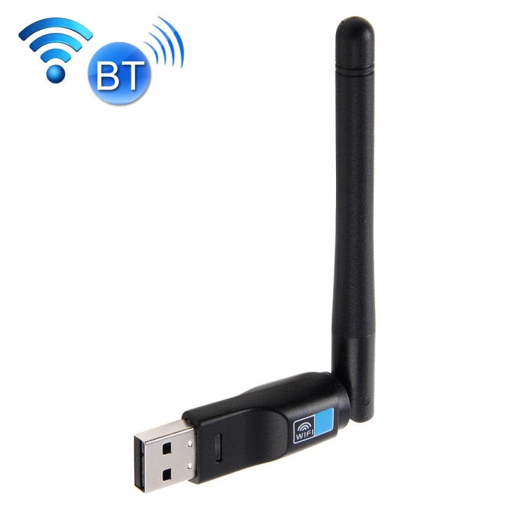 2 in 1 Bluetooth 4.0 + 150Mbps 2.4GHz USB WiFi Wireless Adapter with