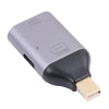 2 in 1 4K 60Hz Mini DP Male to USB-C / Type-C Charging + USB-C / Type-C Female Adapter, Mini DP