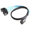 Mini SAS (SFF-8087) to 4 x SATA 7-Pin Female Forward Breakout 6Gbps Data Cable, Length: 50cm, SFF-8087 (Length: 50cm)