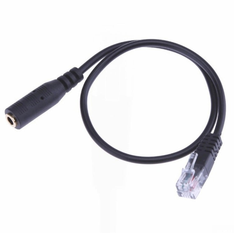 3.5mm Jack to RJ9 PC / Mobile Phones Headset to Office Phone Adapter