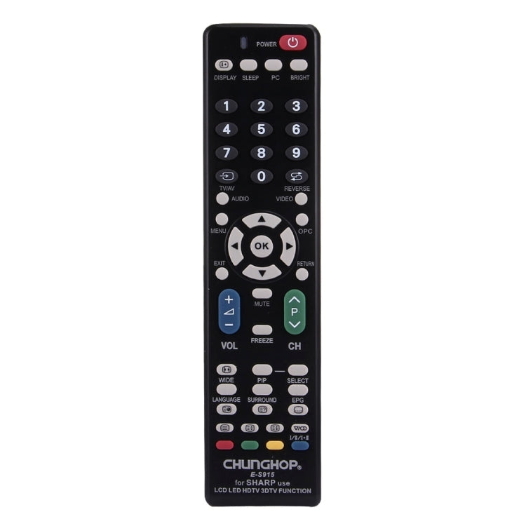 CHUNGHOP E-S915 Universal Remote Controller for SHARP LED TV / LCD TV