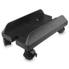 Computer Mainframe Host Adjustable Bracket  with Wheel, Size: S, H Type (Black), H Type (White)