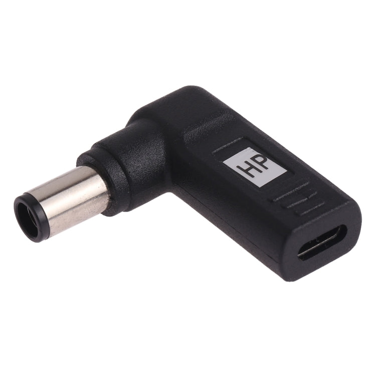 USB-C / Type-C Female to 7.4 x 5.0mm Male Plug Elbow Adapter