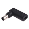 USB-C / Type-C Female to 7.4 x 5.0mm Male Plug Elbow Adapter