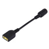 Big Square Female (First Generation) to 7.9 x 5.5mm Female Interfaces Power Adapter Cable for Laptop Notebook, Length: 10cm, X1 Carbon 2018 & Yoga 2018 & T480