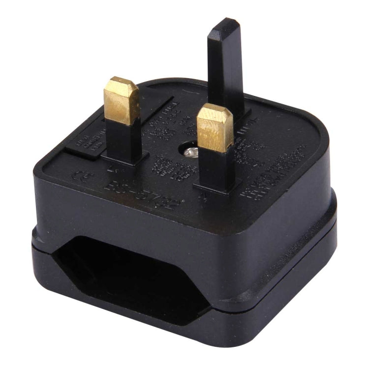BS-5732 Portable EU Plug to UK Plug Adapter Power Socket Travel