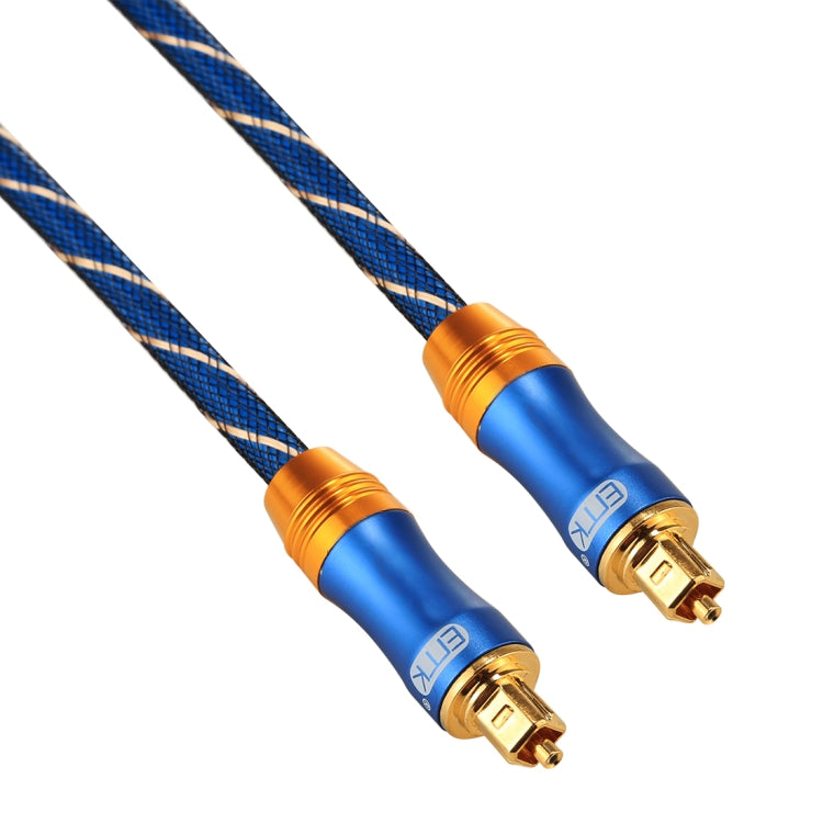 EMK LSYJ-A010 1m OD6.0mm Gold Plated Metal Head Toslink Male to Male Digital Optical Audio Cable, Length: 1m