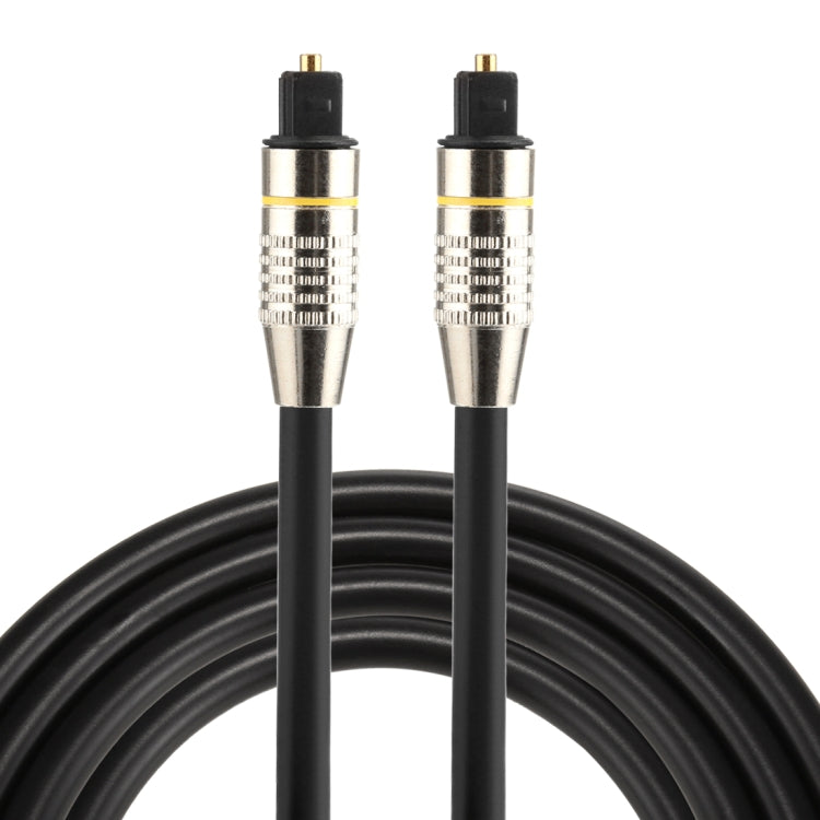 1.5m OD6.0mm Nickel Plated Metal Head Toslink Male to Male Digital