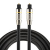 1.5m OD6.0mm Nickel Plated Metal Head Toslink Male to Male Digital