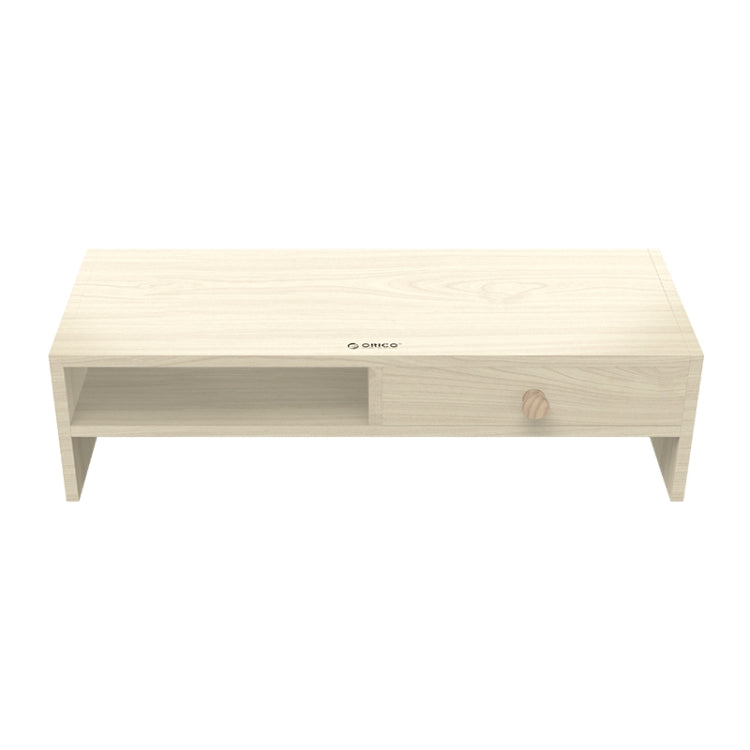 ORICO MSR-05-WD-BP 2-layer Wood Grain Computer Monitor Holder with Drawer, Size: 50 x 20 x 13.5cm, 2-layer with Drawer, Size: 50 x 20 x 13.5cm