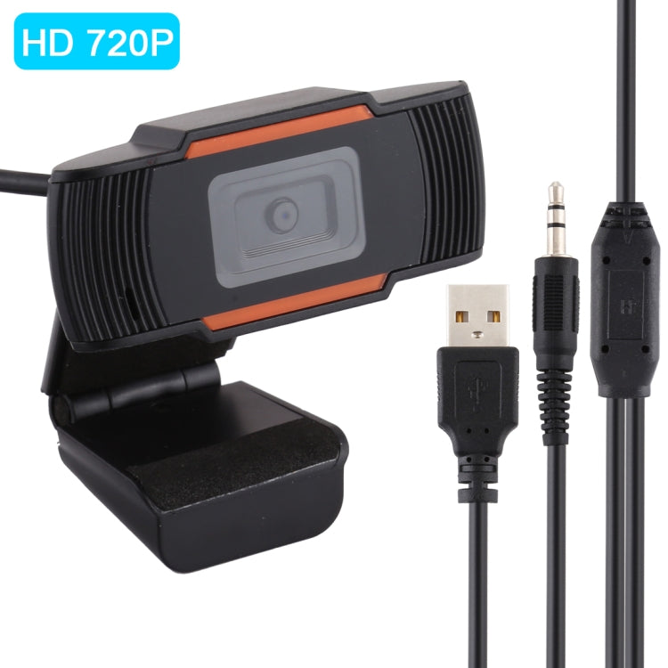 HD 720P Rotatable Computer Camera USB Webcam PC Camera for Skype /