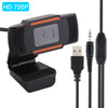 HD 720P Rotatable Computer Camera USB Webcam PC Camera for Skype /