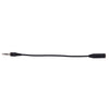 3.5 Male to 2.5 Female Converter Cable, Length: 23cm(Black), Length: 23cm