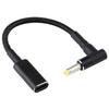 PD 100W 18.5-20V 4.8 x 1.7mm Elbow to USB-C / Type-C Adapter Nylon