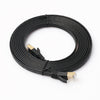 3m CAT7 10 Gigabit Ethernet Ultra Flat Patch Cable for Modem Router LAN Network - Built with Shielded RJ45 Connectors, Length: 3m