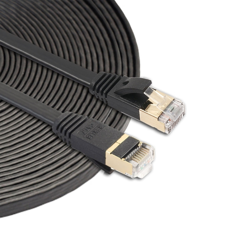 10m CAT7 10 Gigabit Ethernet Ultra Flat Patch Cable for Modem Router