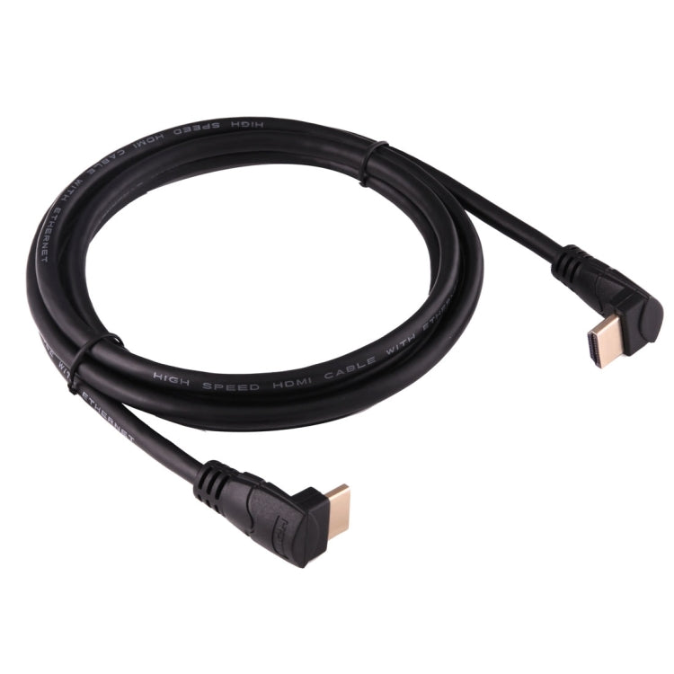 1.8m 4K*2K HDMI 2.0 Version High Speed 90 Degree Right Angle HDMI