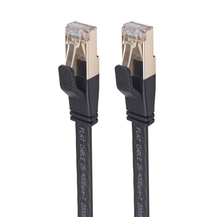 CAT8-2 Double Shielded CAT8 Flat Network LAN Cable, Length: 10m, 10m