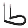 4 Core Male to Male RJ11 Spring Style Telephone Extension Coil Cable