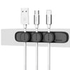 Baseus USB Cable Clip Desk Tidy Organiser Wire Lead Holder with