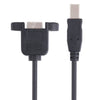 USB BM to BF Printer Extension Cable with Screw Hole, Length: 50cm, USB-B Male to USB-B Female, 50cm
