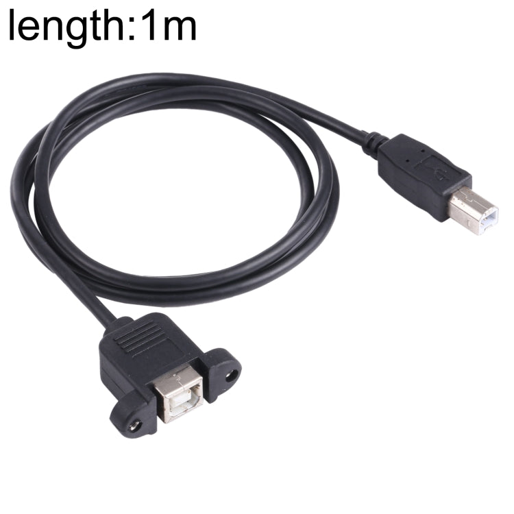 USB BM to BF Printer Extension Cable with Screw Hole