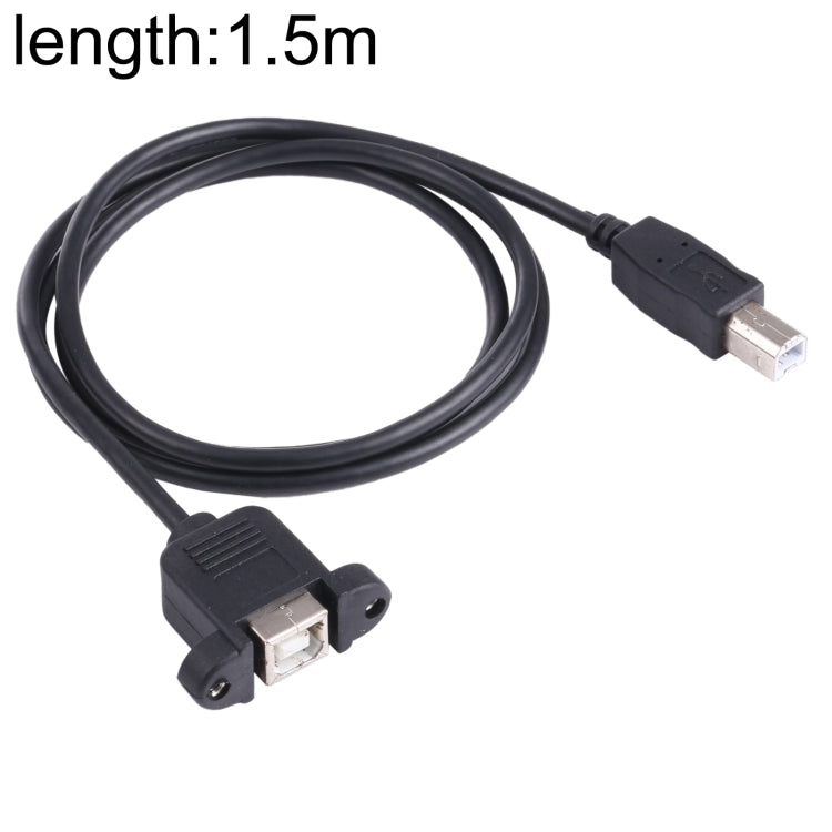 USB BM to BF Printer Extension Cable with Screw Hole
