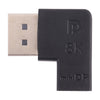 8K DisplayPort Male to Mini DisplayPort Female Elbow Adapter, DP Male to Mini DP Female Elbow