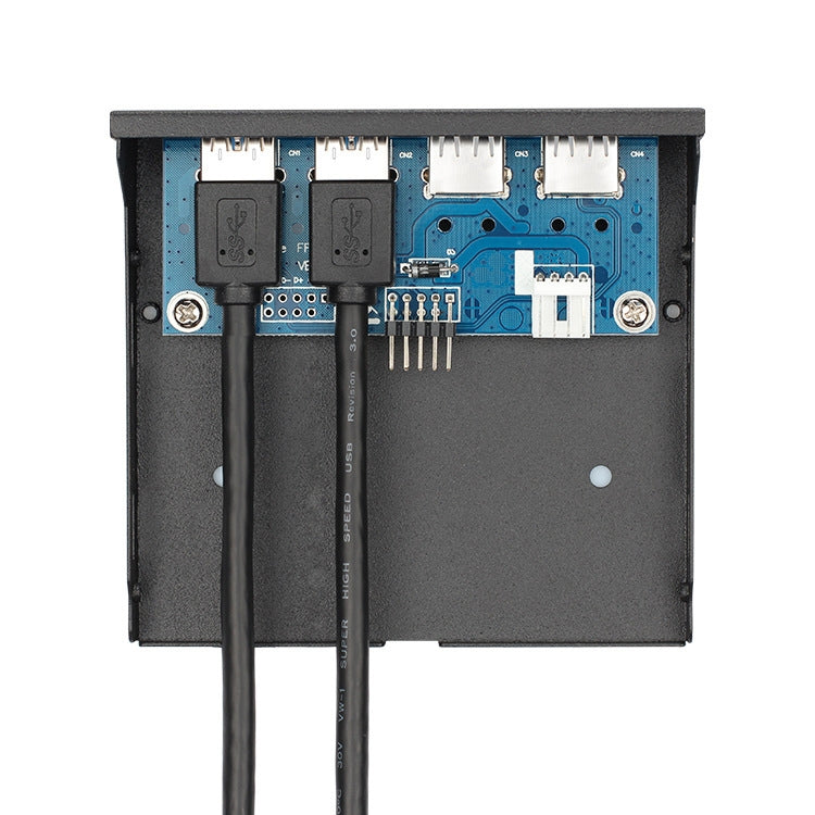 0.6M 2+2 Ports USB 3.0 Front Panel Data Hub, 2+2 Ports