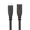 USB 3.1 Type-C / USB-C Male to Type-C / USB-C Female Gen2 Adapter Cable, Length: 20cm, Length: 20cm