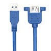 USB 3.0 Male to Female Extension Cable with Screw Nut, Cable Length: 60cm, 60cm